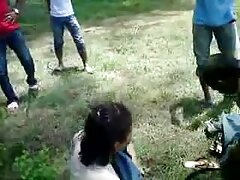 Abuela cachonda juega y muestra su pooter