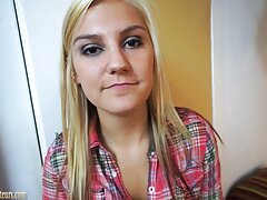 Rubia amateur recibe su dura lección